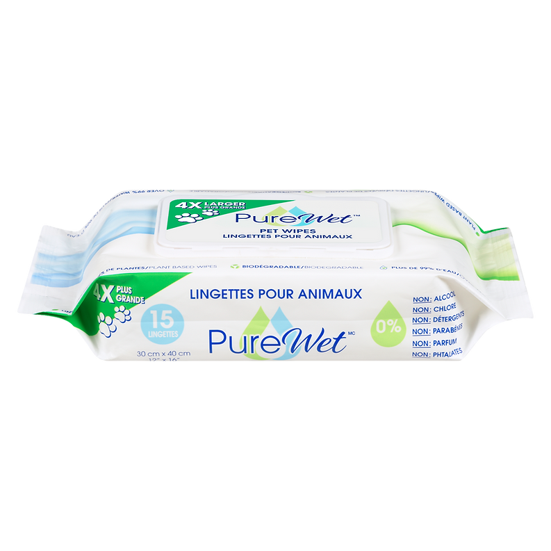 Pure Wet Pet Wipes