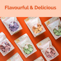 Thumbnail for Loopy Paws - Crispy Goat Yogurt Chunk - Veggie Mix & Apple