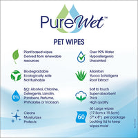 Thumbnail for Cruelty free hypoallergenic pet wipes for dogs