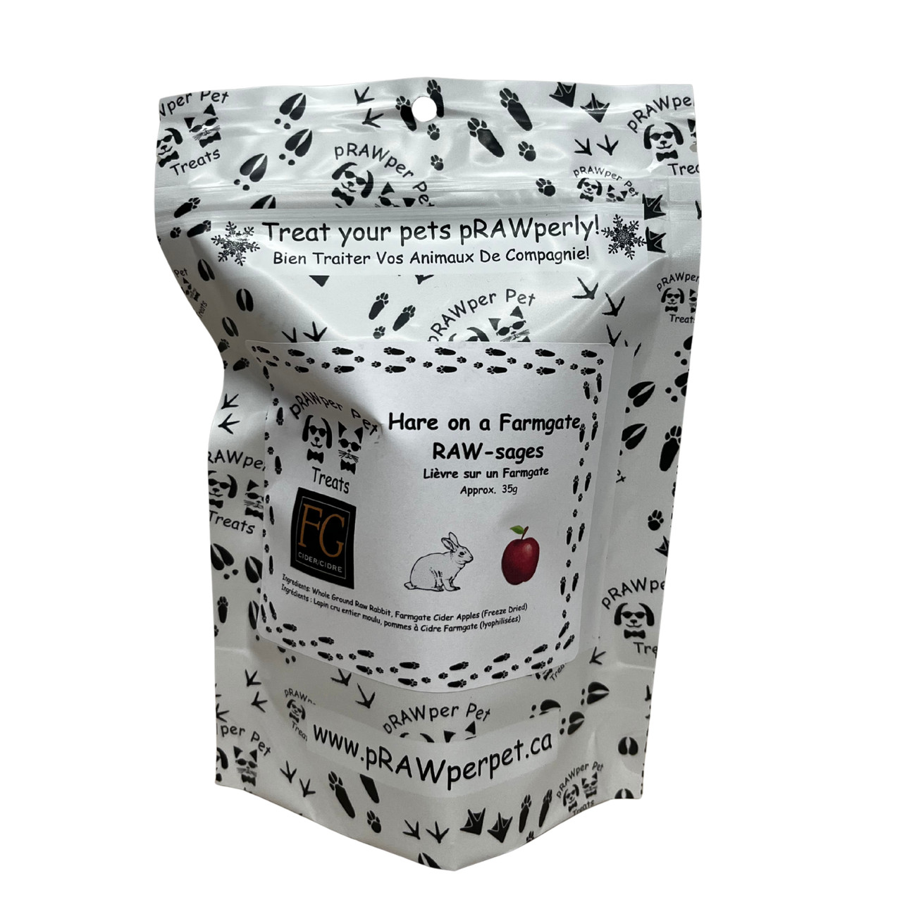 pRAWper Pets - Hare on a Farmgate - RAW-sages