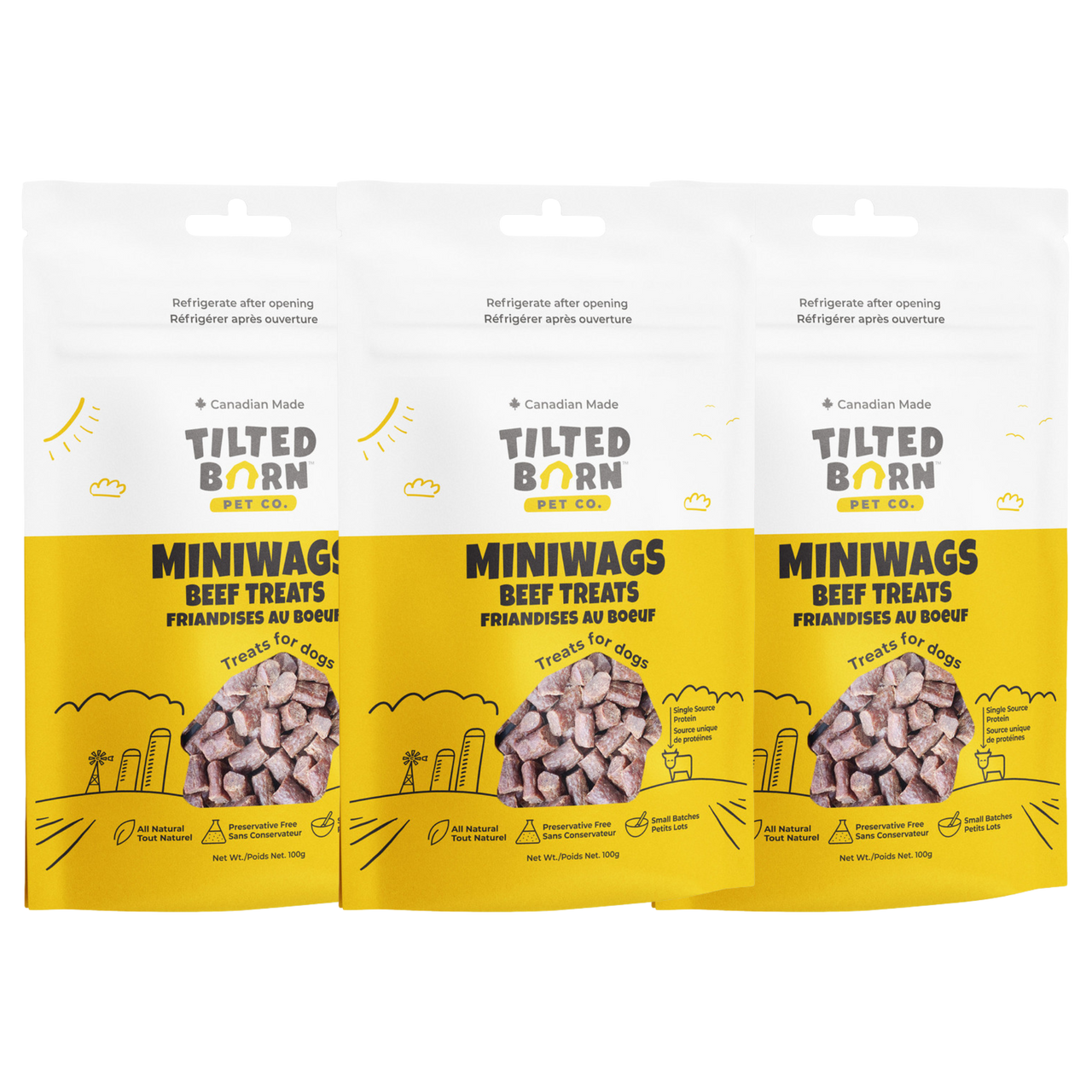 Tilted Barn Miniwags Beef Treats