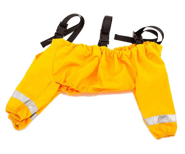 Muddy Mutts Underbody Raincoat — full-coverage dog splash pants