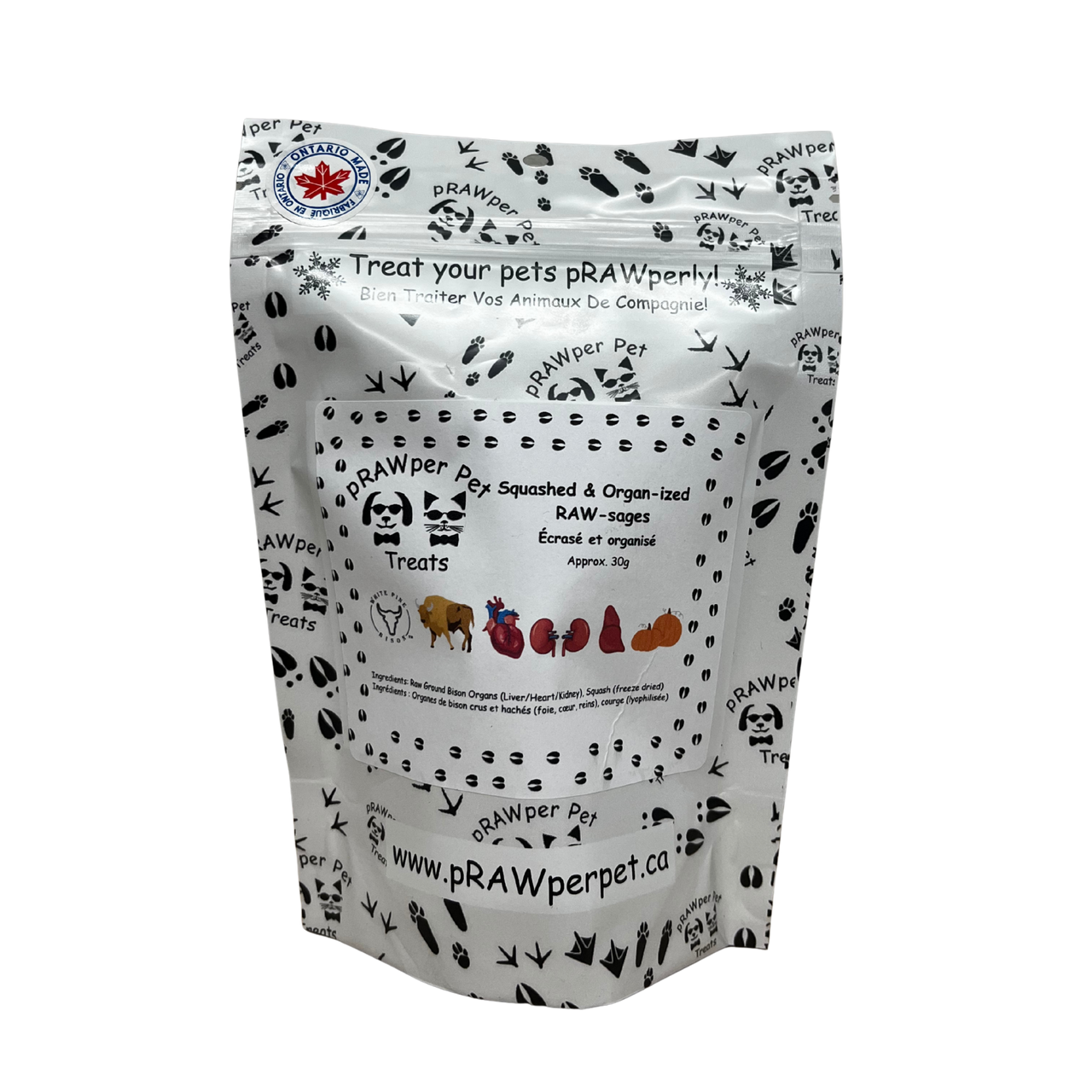 pRAWper Pets - Squashed & Organ-ized RAW-sages