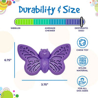 Thumbnail for Sodapup Butterfly - Ultra Durable Nylon Chew Toy & Food Holder