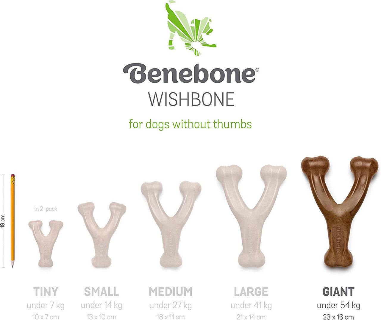 Benebone Wishbone Bacon Durable Chew Toy aggressive chewers