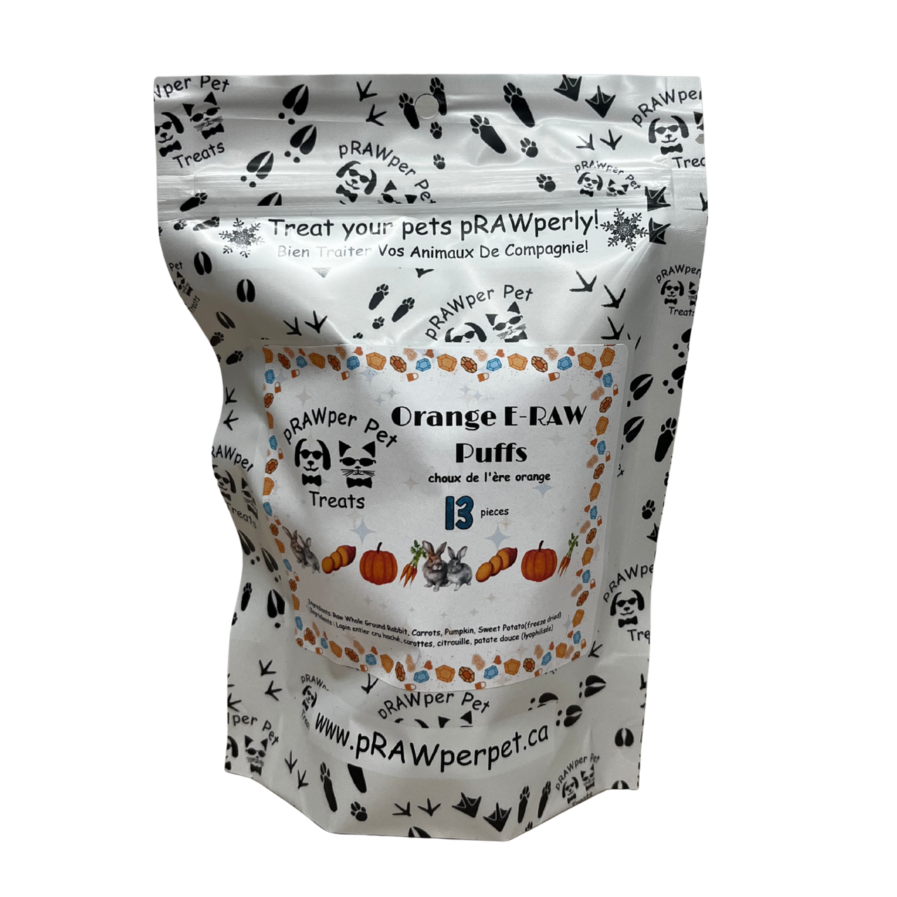 pRAWper Pets - Orange E-RAW Puffs
