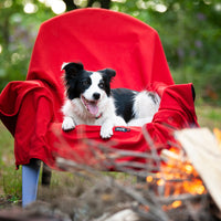 Thumbnail for Alpine Blanket being used to keep warm camping