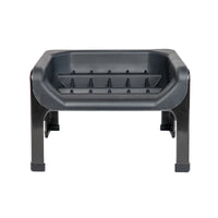 Thumbnail for Fluff Trough set in black, featuring a sturdy design with a textured surface and raised edges for stability.