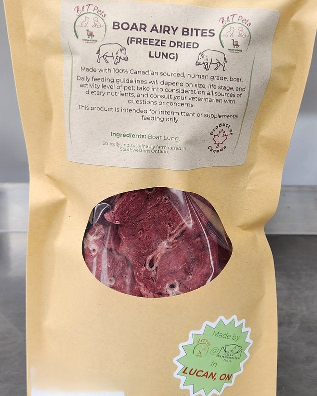 B&T Pets - Boar Airy Bites 50g