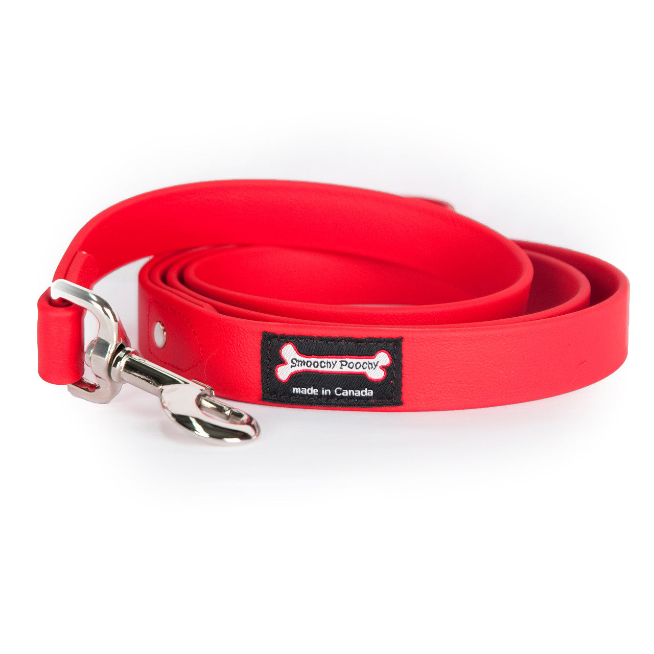 Smoochy Poochy Waterproof Leash Red