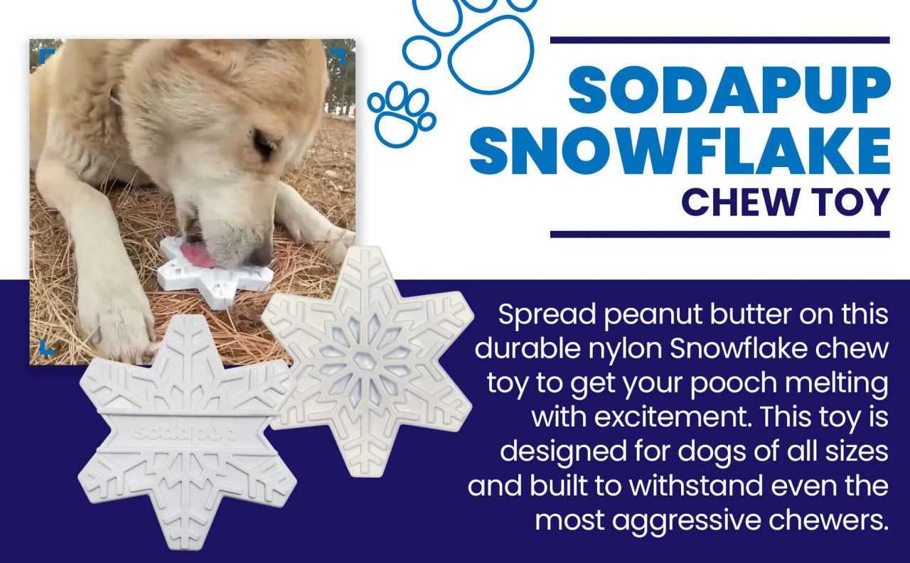 Sodapup Snowflake durable nylon dog chew