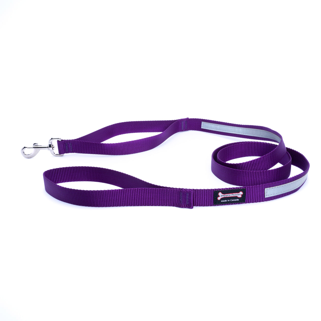 Smoochy Poochy Nylon Reflective Leash 6ft