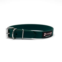 Thumbnail for Jaguar Polyvinyl dog collar with roller buckle and metal D-ring