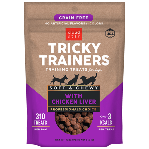 Cloud Star Tricky Trainers Soft & Chewy with Liver Dog Training Treats