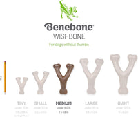 Thumbnail for Benebone Wishbone Bacon Durable Chew Toy aggressive chewers