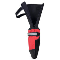 Thumbnail for Muttluks Deluxe Dog Boots in Red with Zipper and dual strap