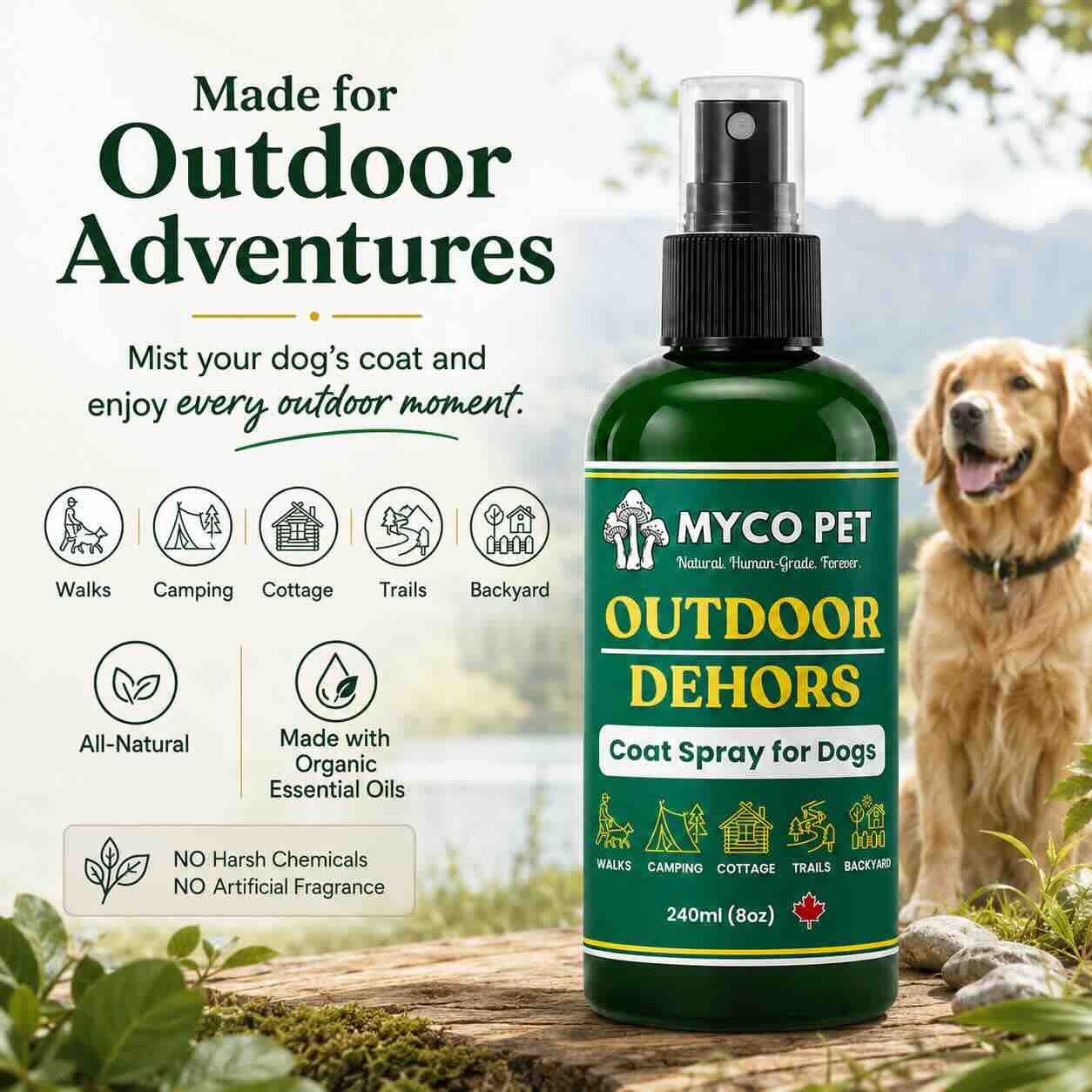 Myco Outdoor Tick and Insect Spray