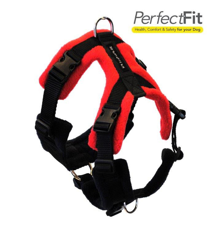 Perfect Fit Harness in Red