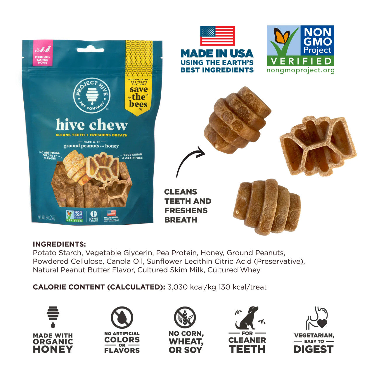 Project Hive Chew Treats for dogs