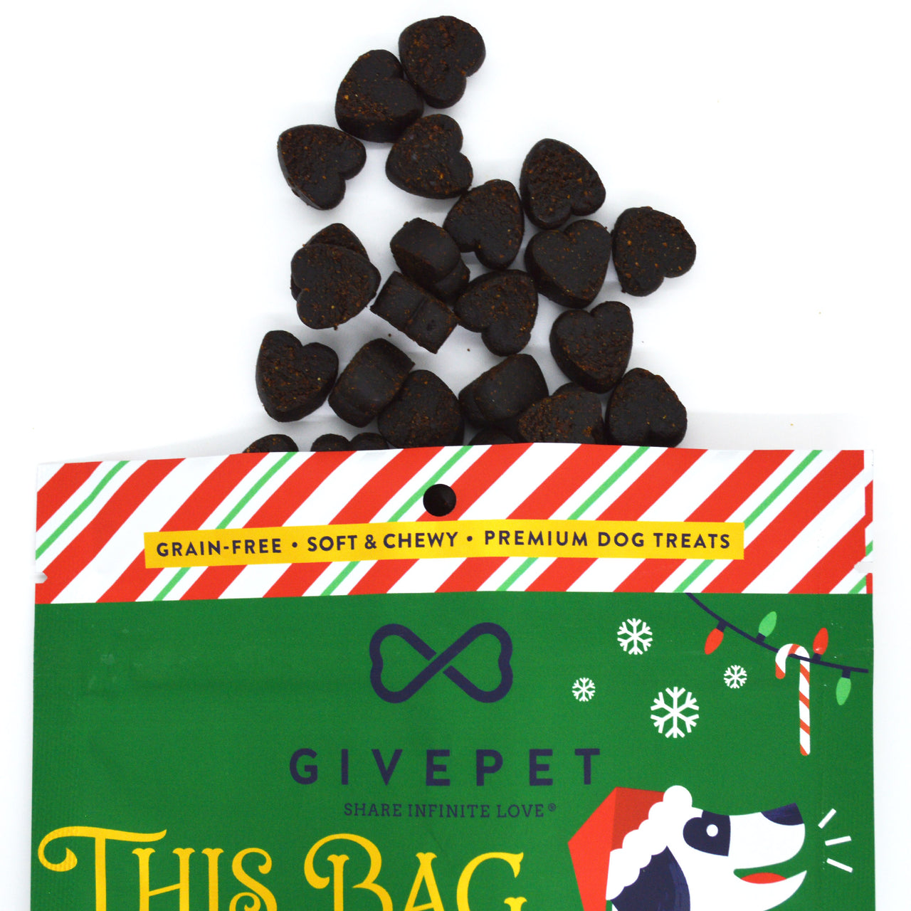 Give Pet - Peppermint Bark Dog Treats - 6oz