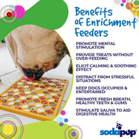 Thumbnail for SodaPup Enrichment Lick Mat Honeycomb