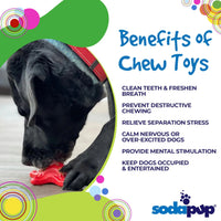 Thumbnail for Sodapup durable chew toy starfish for interactive feeding and chewing