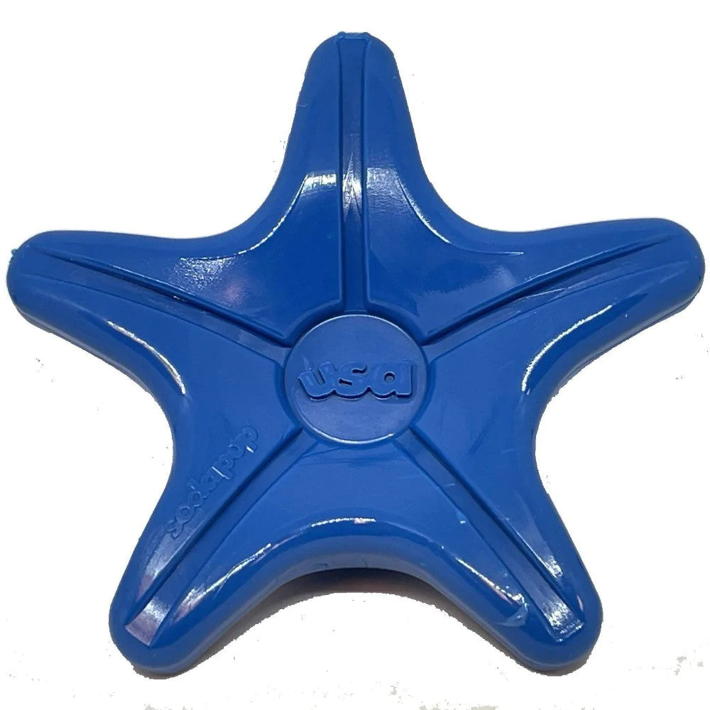 Sodapup durable chew toy starfish for interactive feeding and chewing