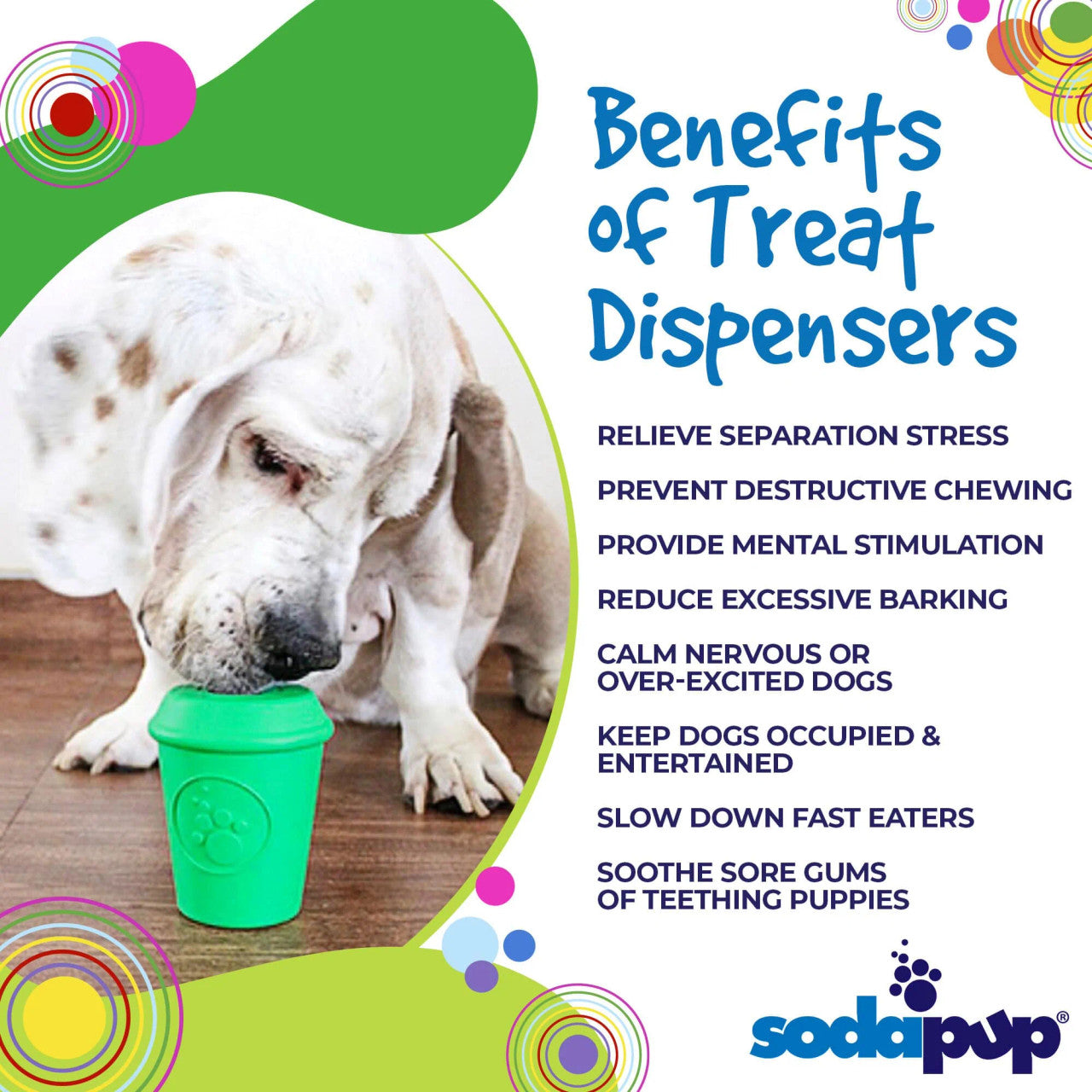 SodaPup Coffee Cup Treat Dispensing Toy