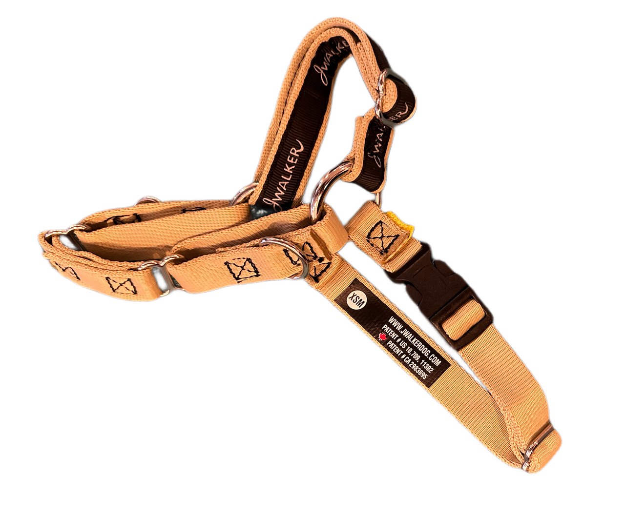 JWalker Dog Harness in California Gold