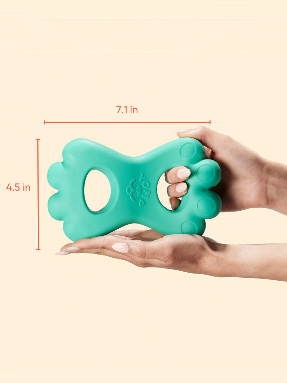 YOMP TugPup silicone dog toy