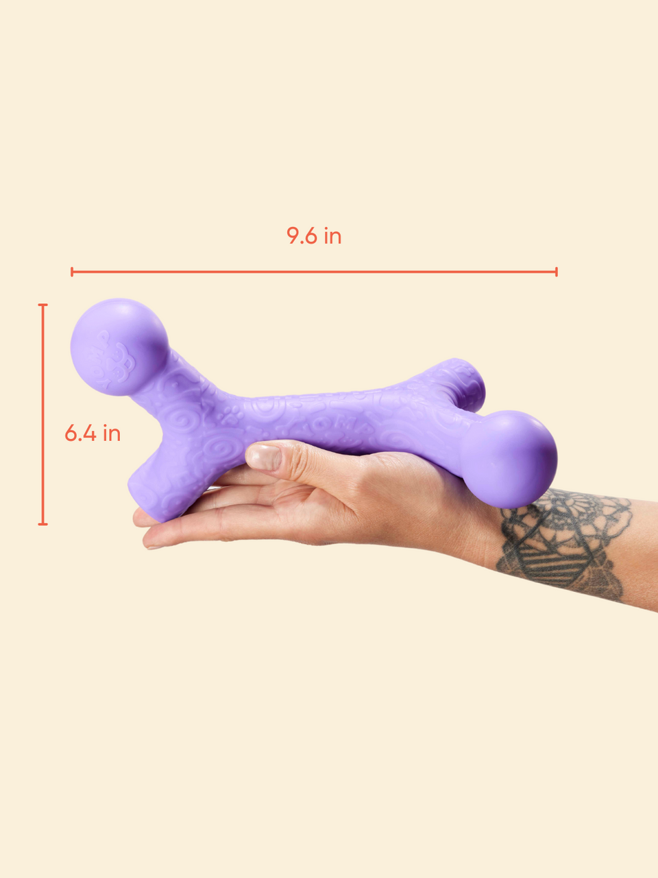 YOMP Ball Bone chew toy for dogs