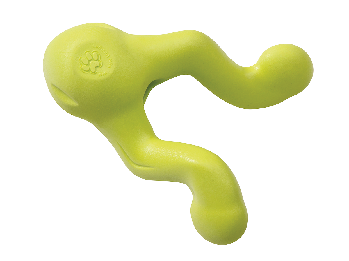 West Paw Tizzi dog toy in Lime