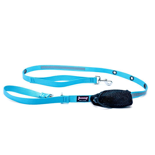 Smoochy Poochy Reflective Hands-Free Nylon Leash - 6ft