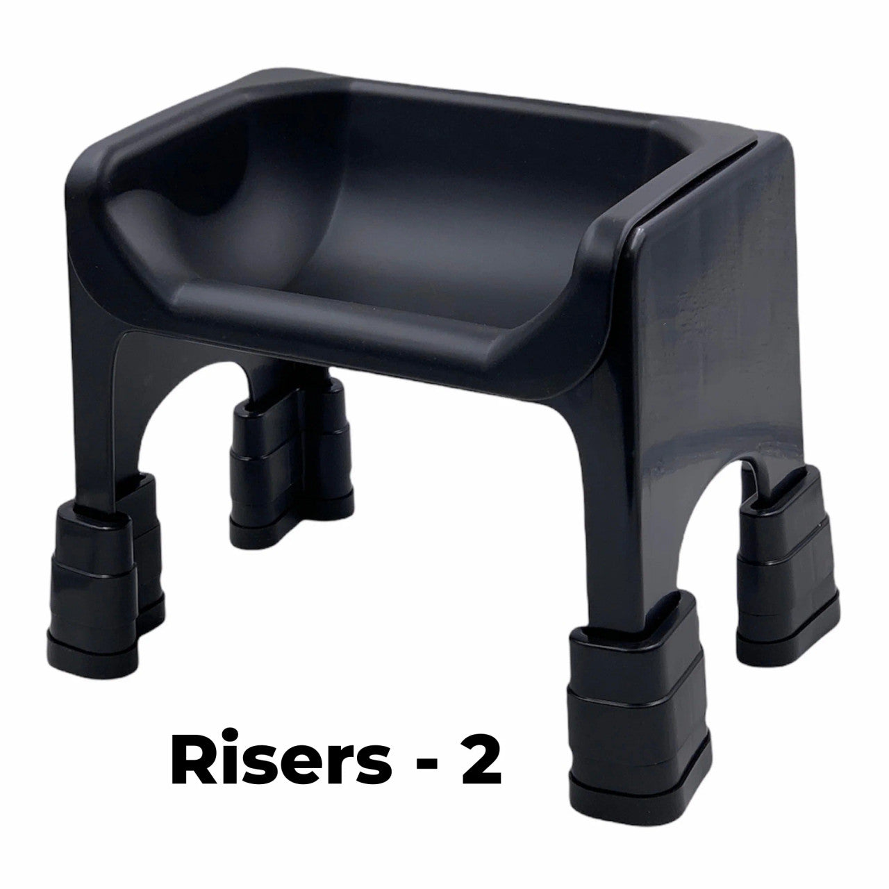 Green Trough Riser Fluff Trough - Stackable Riser Attachment – Chilly Dogs Inc