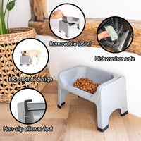Thumbnail for Fluff Trough SET - Raised Feeder - Small
