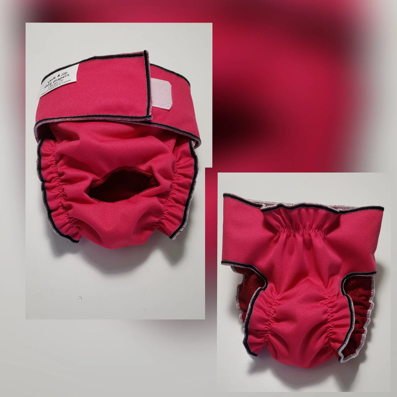 Jack & Jill Female Dog Diaper (with tail opening)