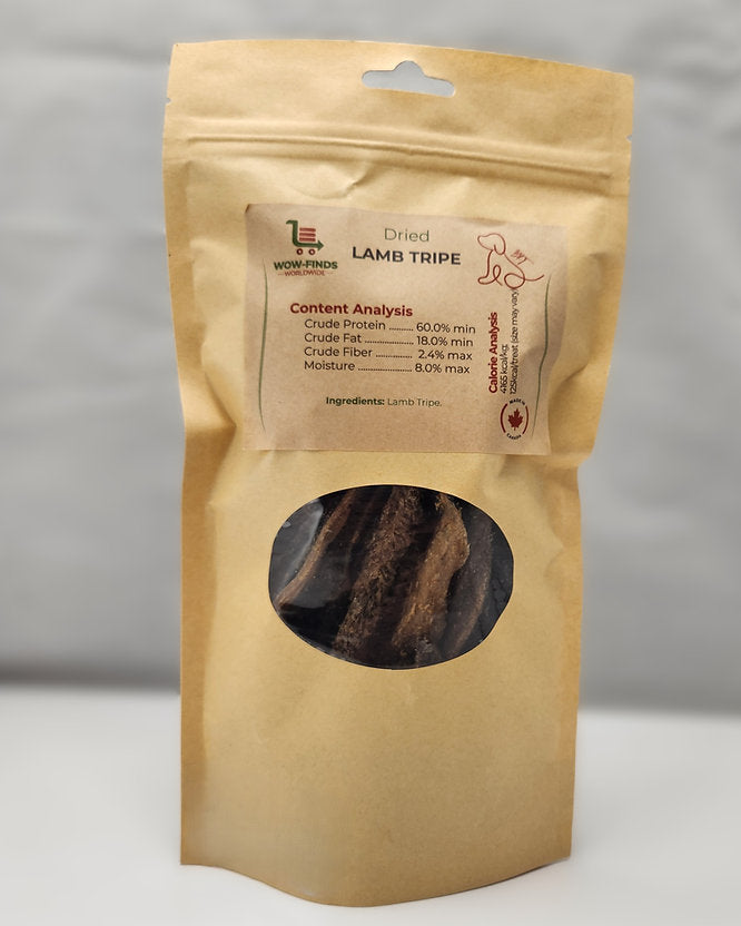 B&T Pets - Lamb Tripe 100g