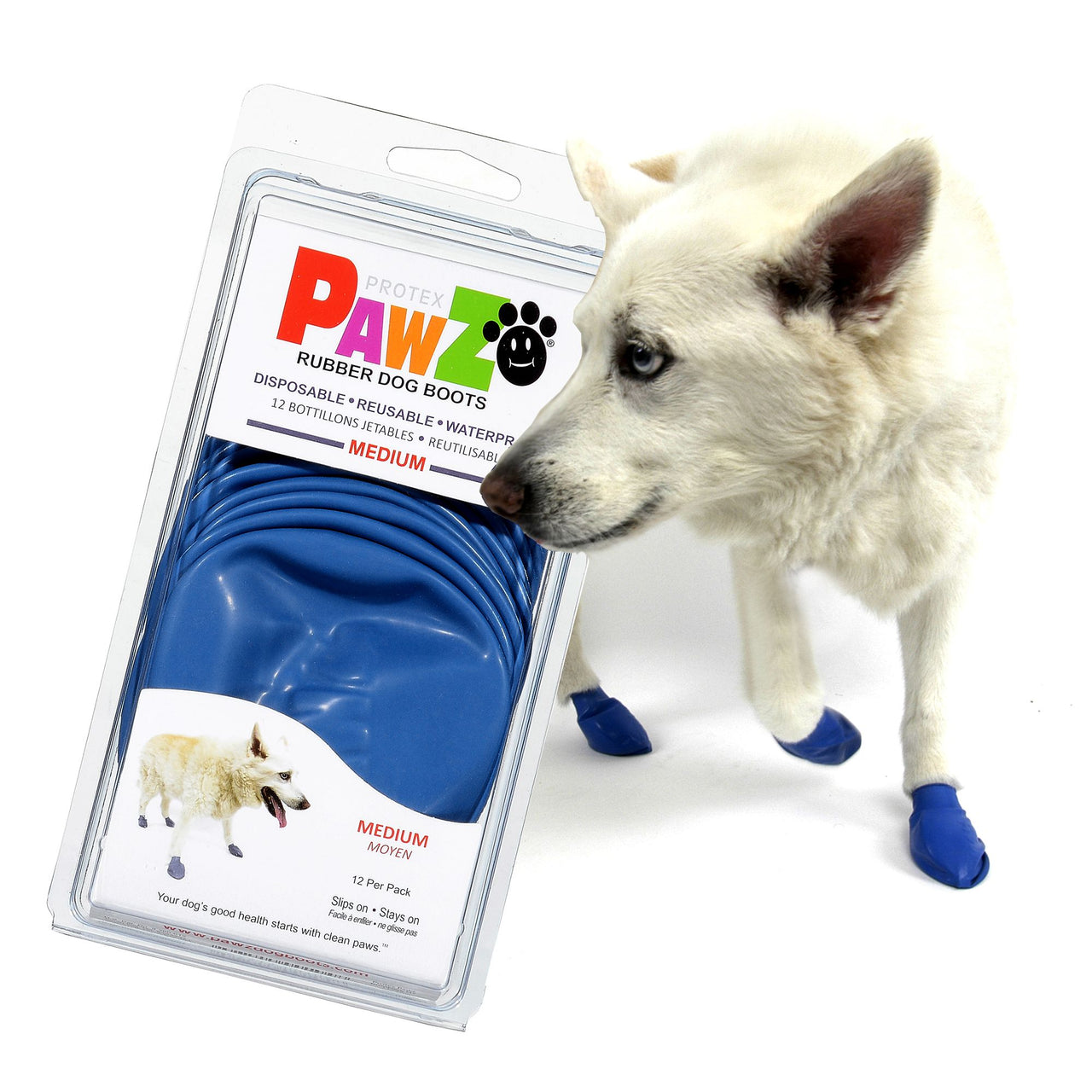 PawZ - Rubber Dog Boots (12pk)