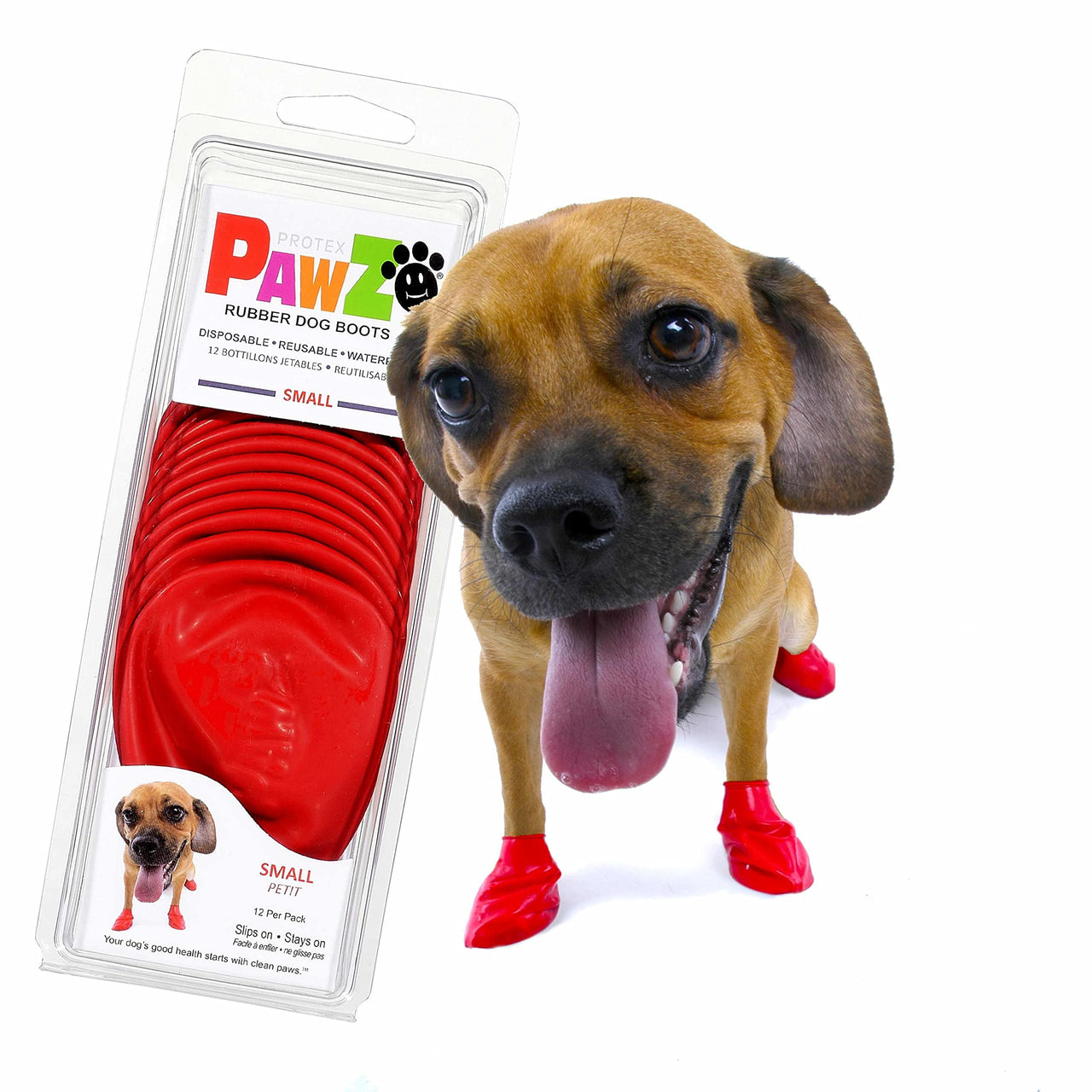 PawZ - Rubber Dog Boots (12pk)