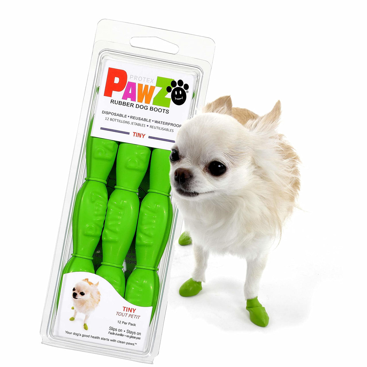 PawZ - Rubber Dog Boots (12pk)