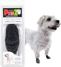 Thumbnail for PawZ - Black Rubber Dog Boots (12pk)