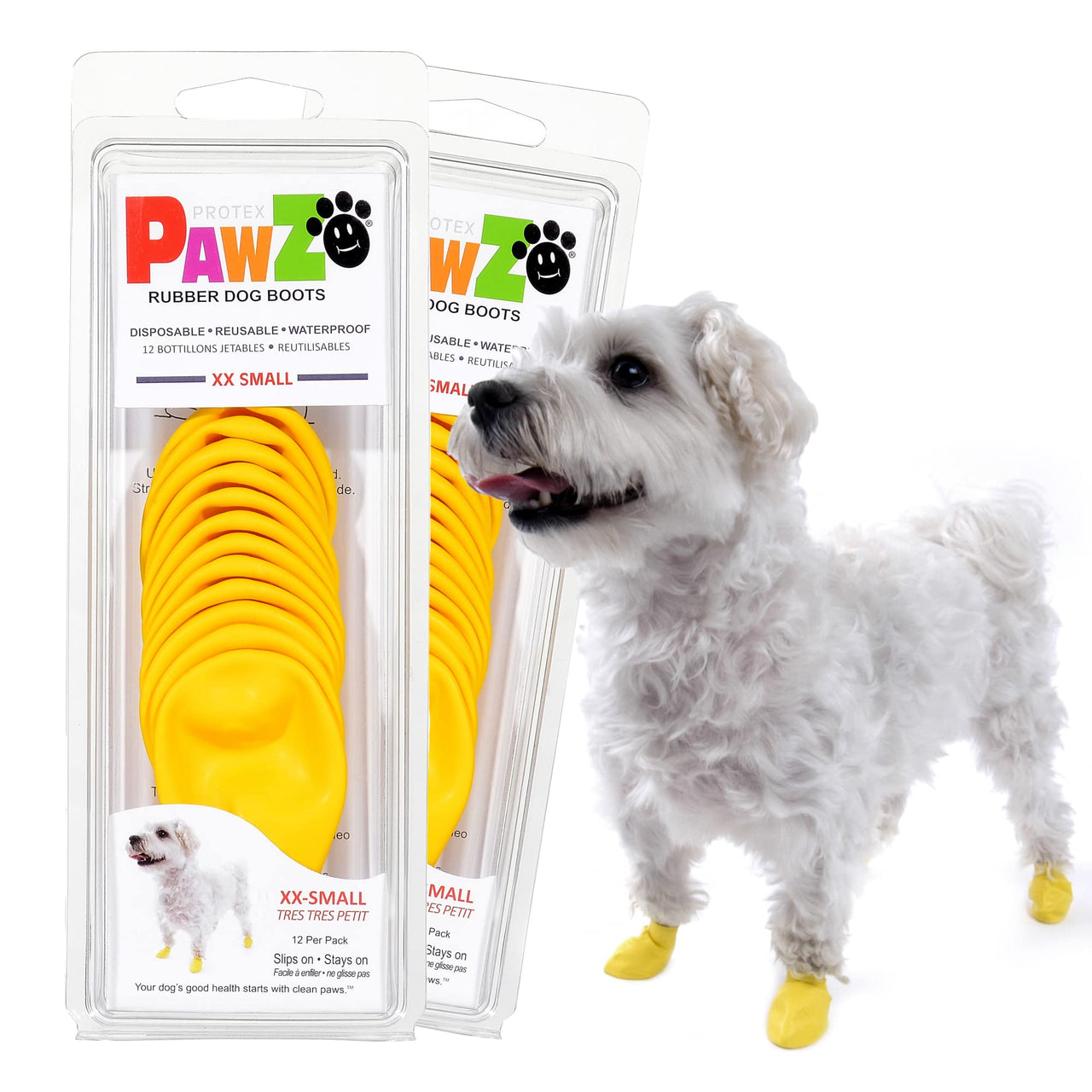 PawZ - Rubber Dog Boots (12pk)