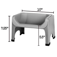 Thumbnail for Fluff Trough Raised Feeder with removable silicone insert