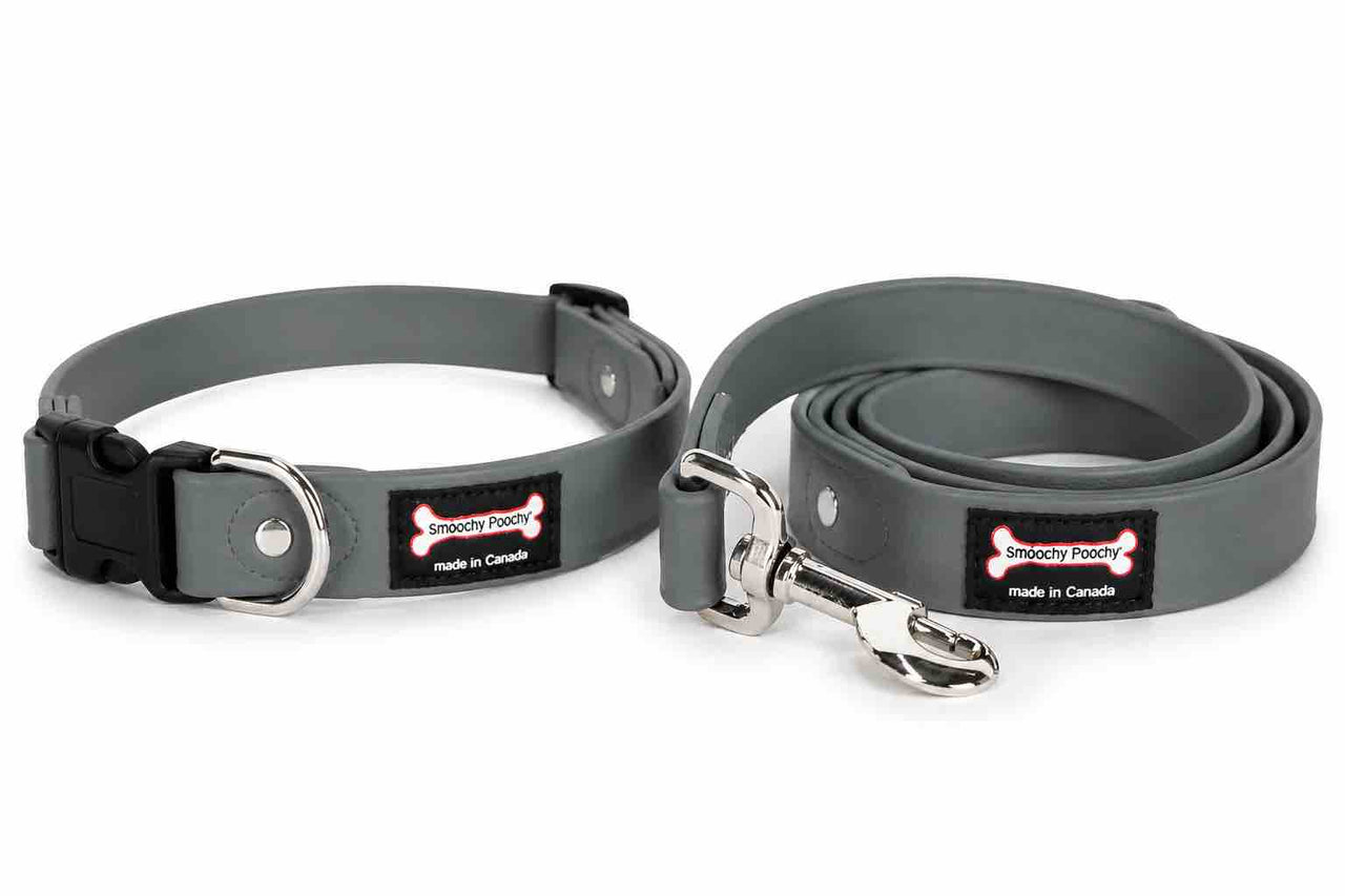 BUNDLE & SAVE! Smoochy Poochy Collar & Leash - 5/8" width, SMALL