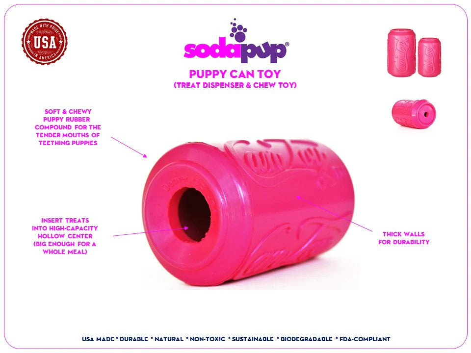 SodaPup Can Toy for Puppies