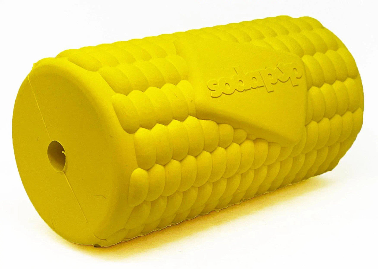 SodaPup Corn Cob Treat Dispensing Toy