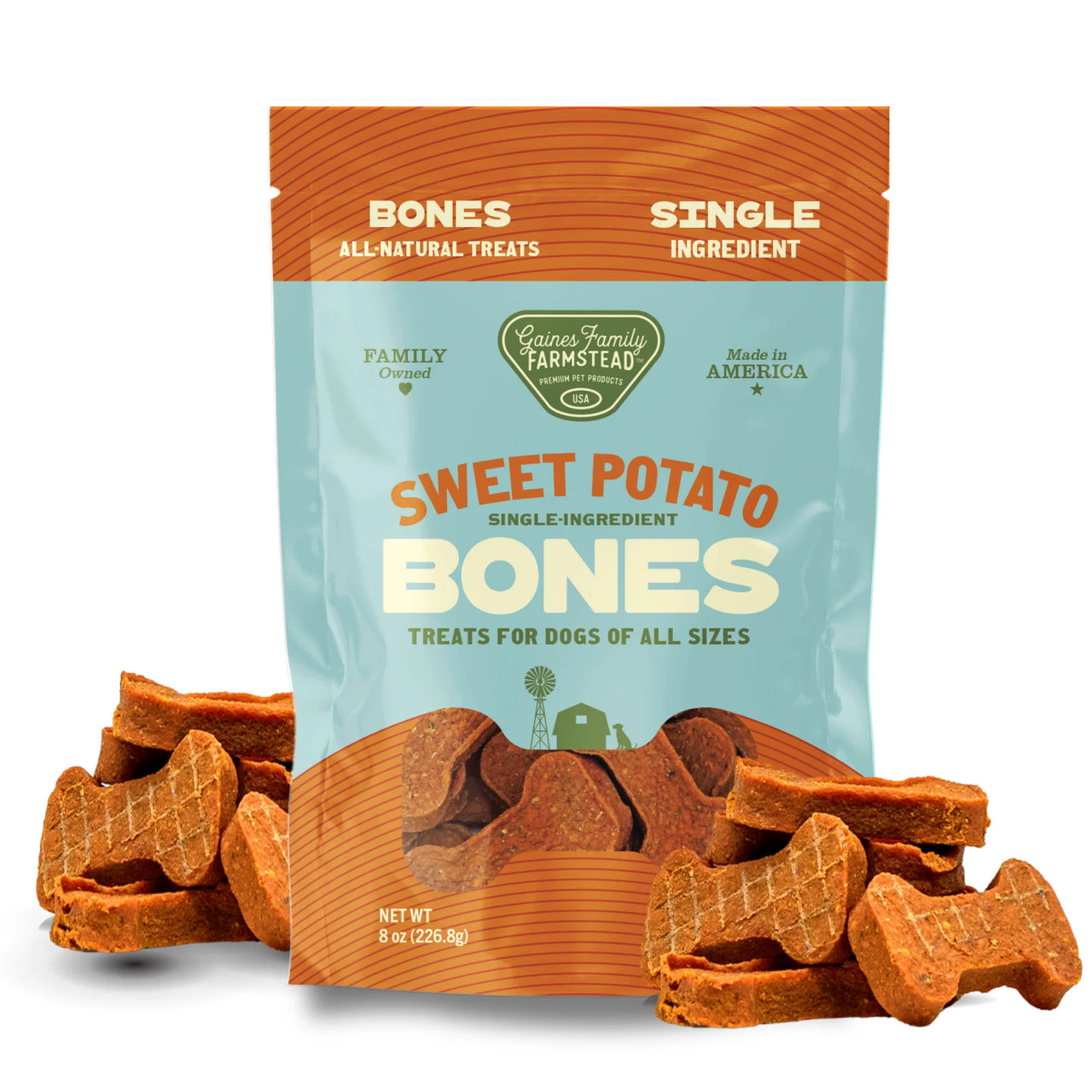 Gaines Family Farmstead - Sweet Potato Bones 14oz